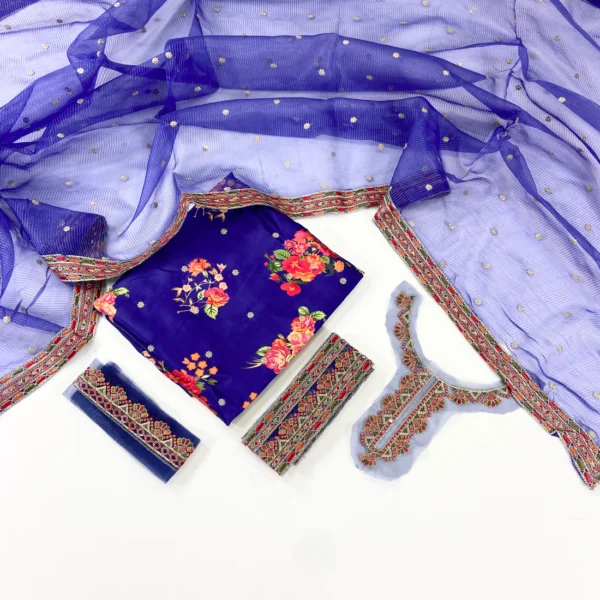 Charizma Luxury Silk With Embroidered 3PC | Charizma | SGO-S03 - Image 2