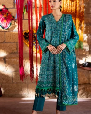 Gul Ahmed Digital Printed Khaddar 3PC