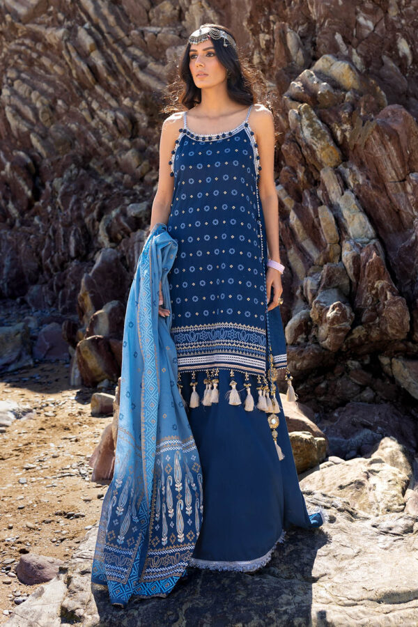 Gul Ahmed Digital Printed Khaddar 3PC | Gul Ahmad | SGO-GA03 - Image 2