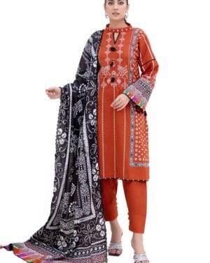 Gul Ahmed Digital Printed Khaddar 3PC