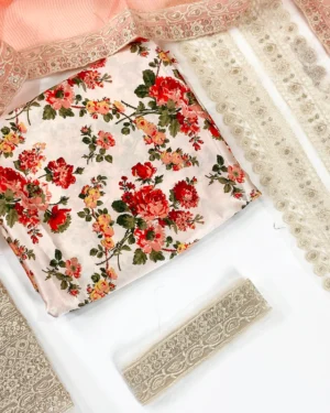 Sheenora Silk With Embroidered Dupatta 3PC