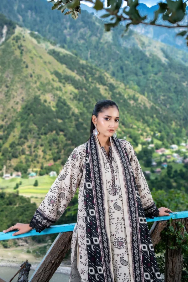 Zesh Airjet Printed Khaddar 3PC | Zesh Airjet | SGO-ZA08