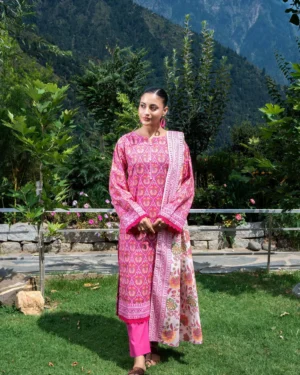 Zesh Airjet Printed Khaddar 3PC