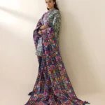 Sapphire Digital Printed Linen 3-PC