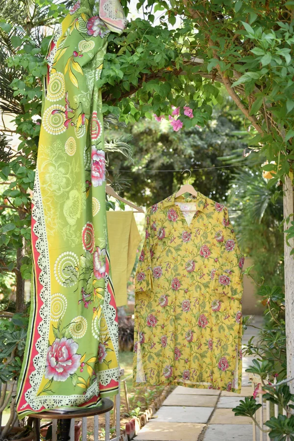 Nuray By Murashe Slub Khaddar 3PC | Nuray By Murashe Slub | SGO-NMS01 - Image 2