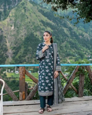 Zesh Airjet Printed Khaddar 3PC