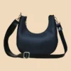 Classic Black Half Moon Crossbody Bag