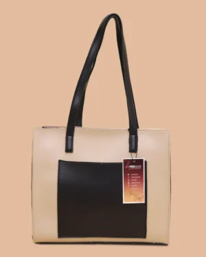 Floral Yellow and Black Shoulder Bag