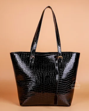 Black Carry All Tote Bag