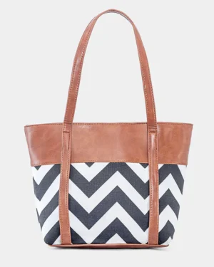 Wave Brown Tote Bag