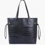 Black Luxury Crocodial Tote Bag
