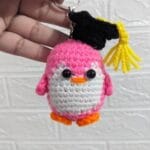 Crochet Penguin Keychain