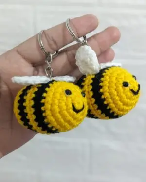 Chick & Honey Bee Keychains