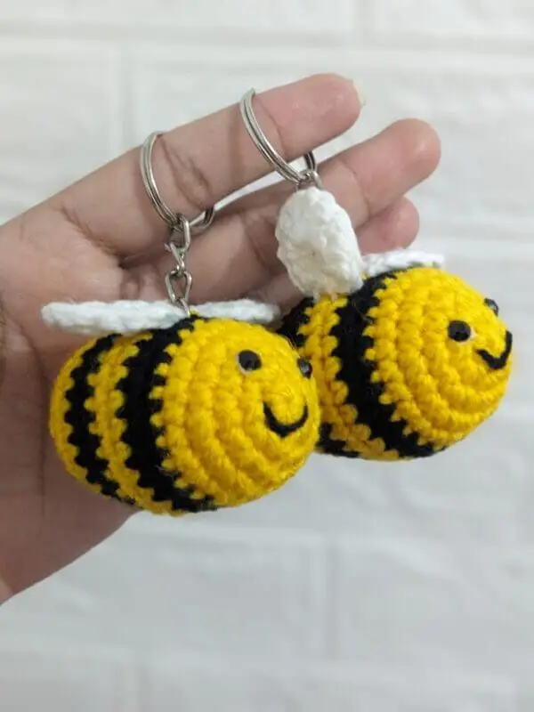 Chick & Honey Bee Keychains