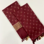 Embroidered Pashmina Jacquard Shawl